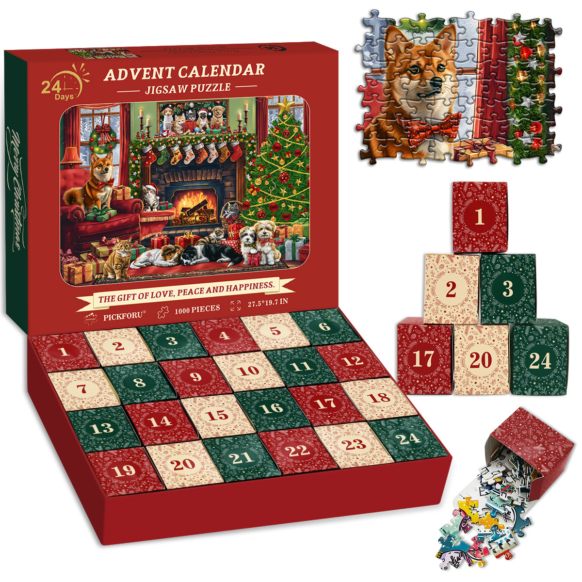 Cozy Christmas Jigsaw Puzzle 1000 Pieces