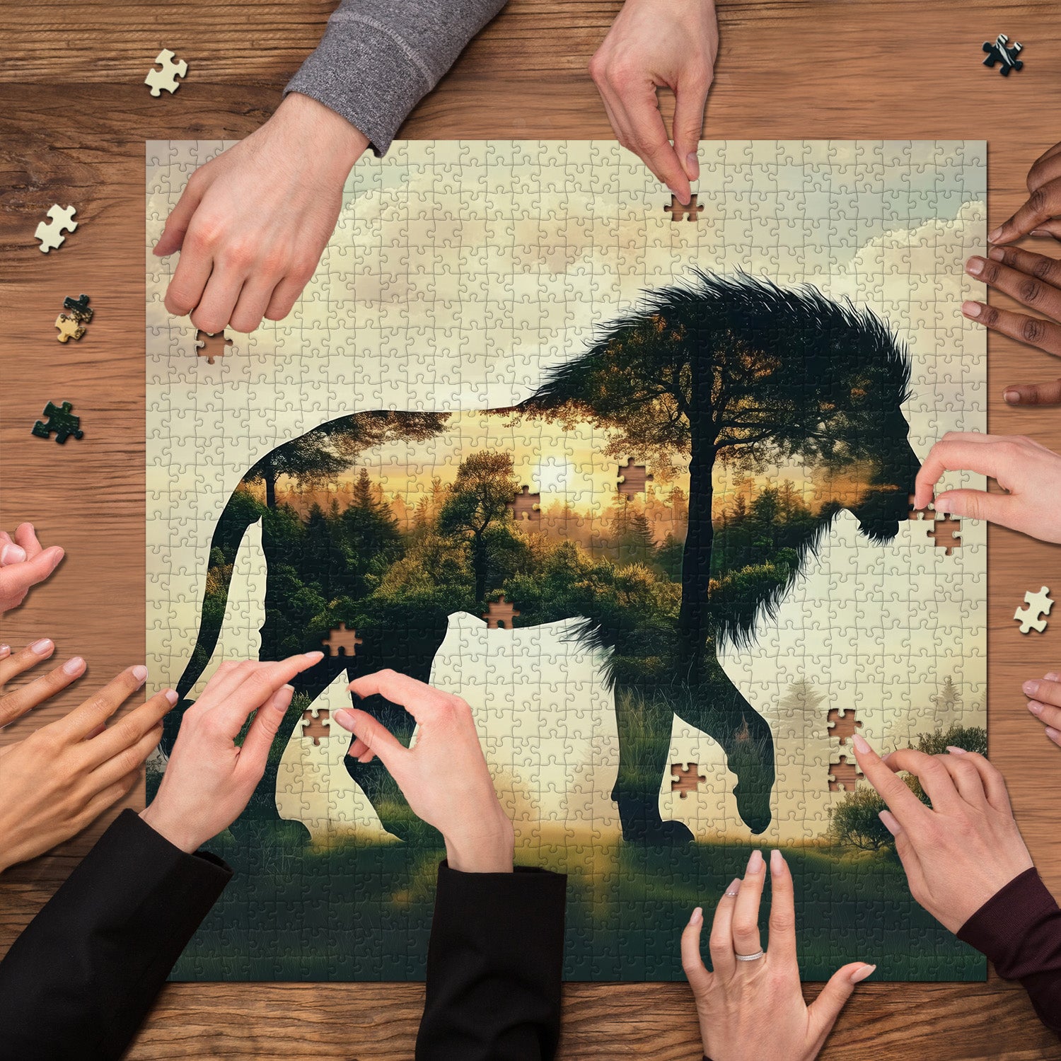 Forest King Jigsaw Puzzle 1000 pezzi