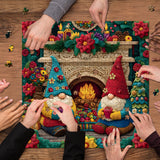 Gnomes confortables puzzle 1000 pièces
