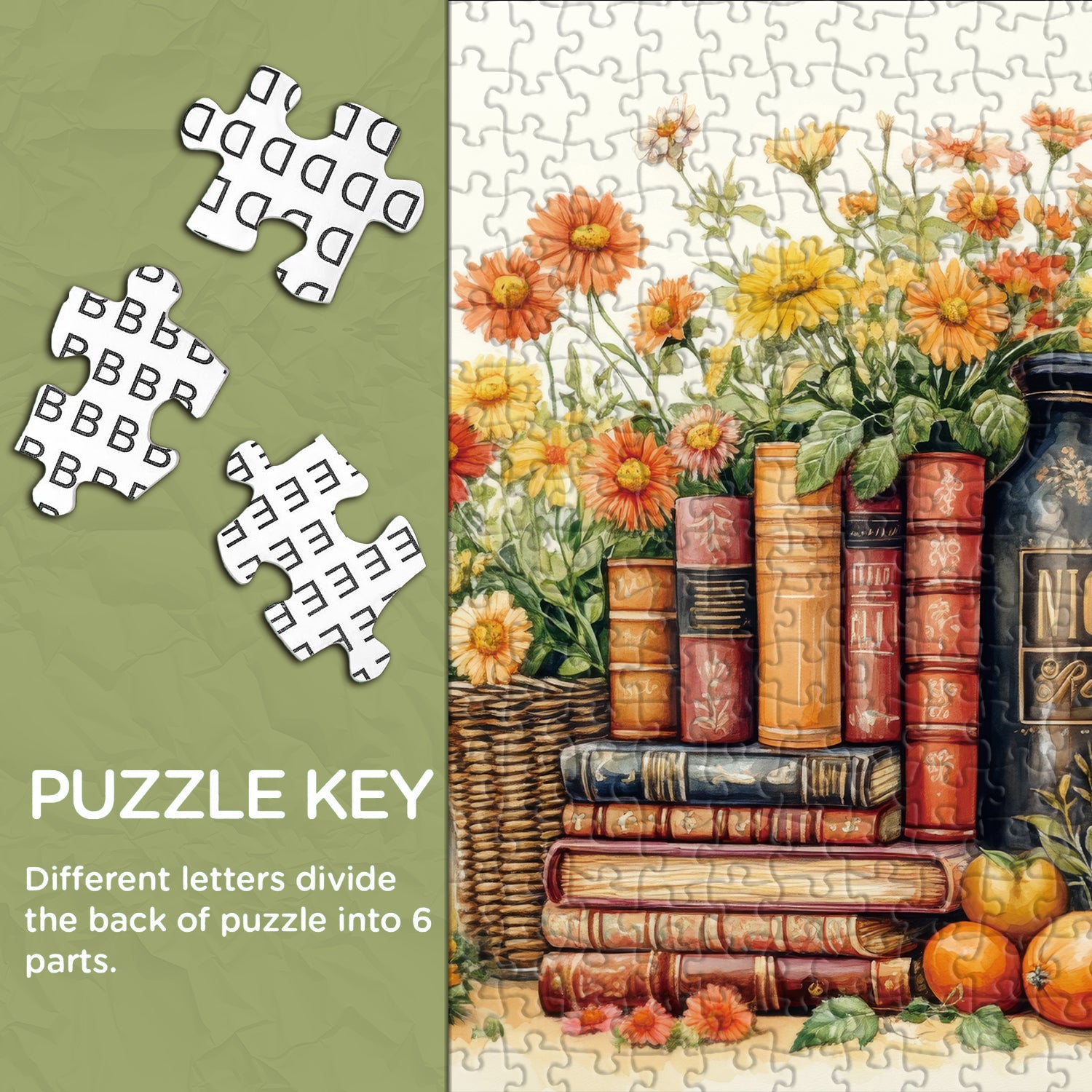 BOOKBLOSSOM puzzle puzzle 1000 pezzi