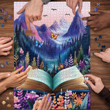 Foresta in libri puzzle 1000 pezzi