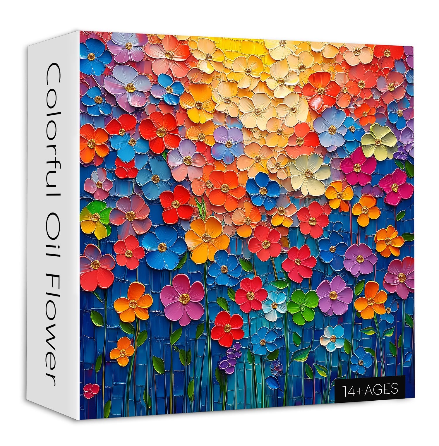 Fleur d'huile colorée Puzzle de puzzle 1000 pièces