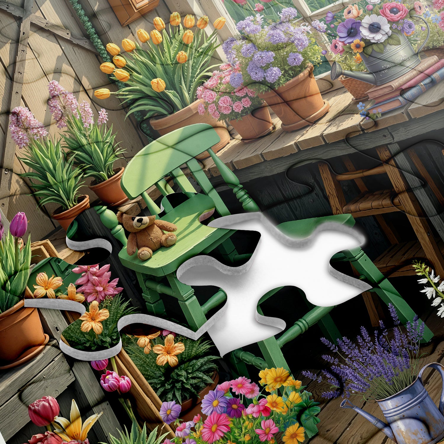 Gardener Flower Room College Puzzle 1000 pezzi