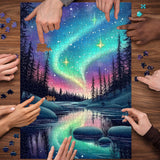 Starlit Aurora Dream Jigsaw Puzzle 1000