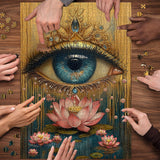 Mystic Lotus Eye Jigsaw Puzzle 1000 pezzi
