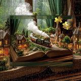 Attraverso le pagine puzzle puzzle 1000 pezzi
