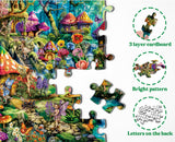 Blumenfeen Land Jigsaw Puzzle 1000 Stücke