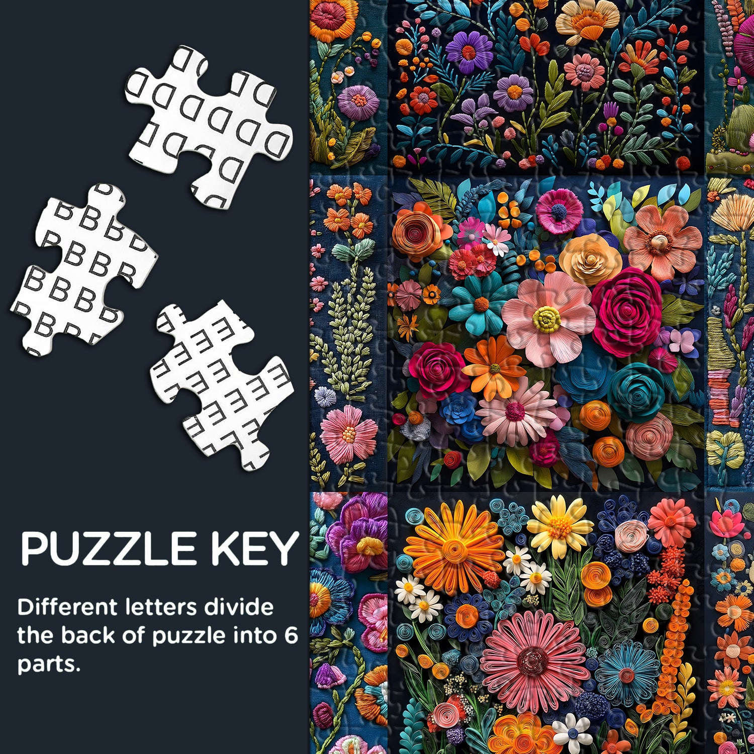 Collezione da ricamo puzzle 1000 pezzi
