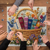Libri floreali Basket puzzle puzzle 1000 pezzi