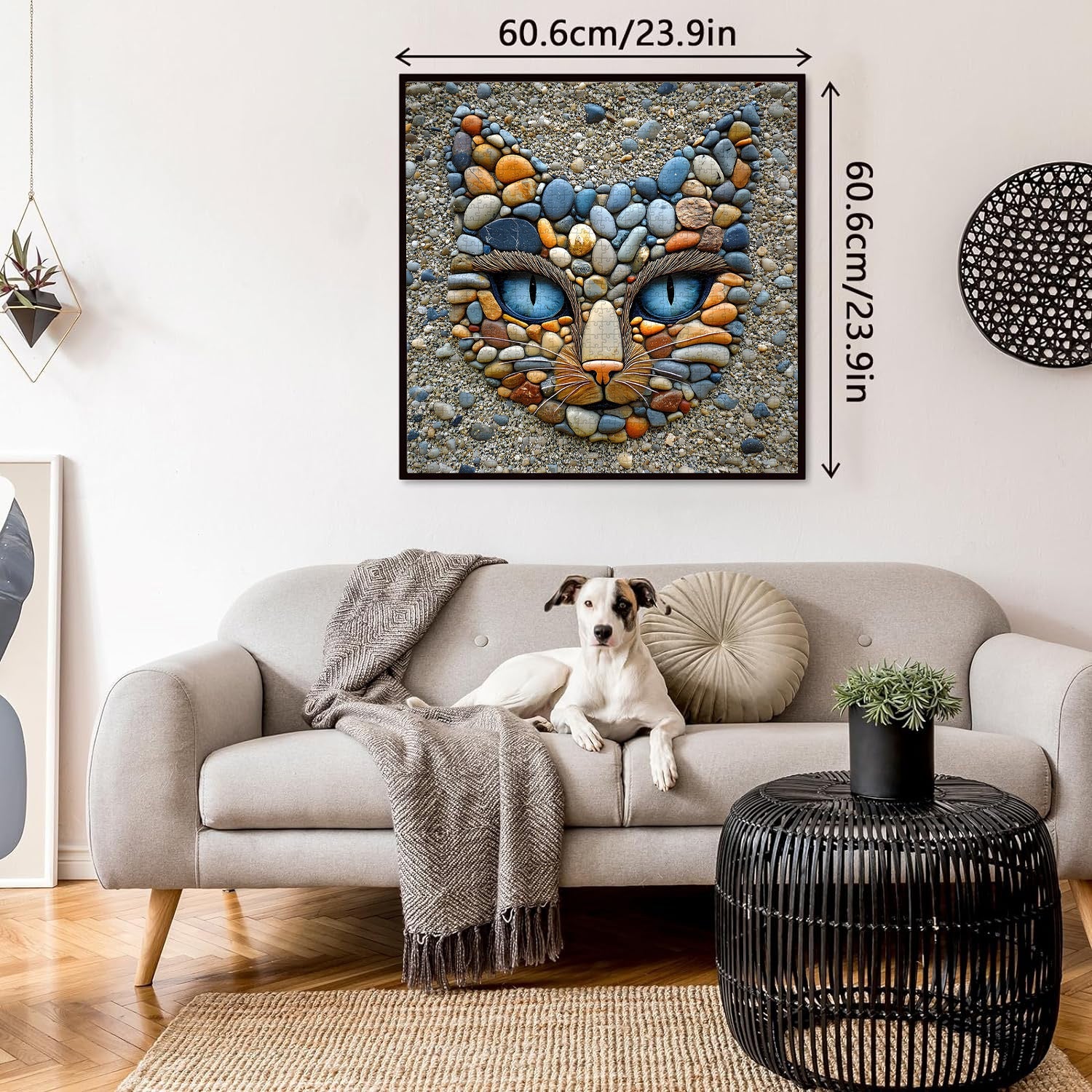Puzzle gatto in pietra puzzle 1000 pezzi