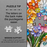 Kristall Wildblumen Puzzle 1000 Stücke
