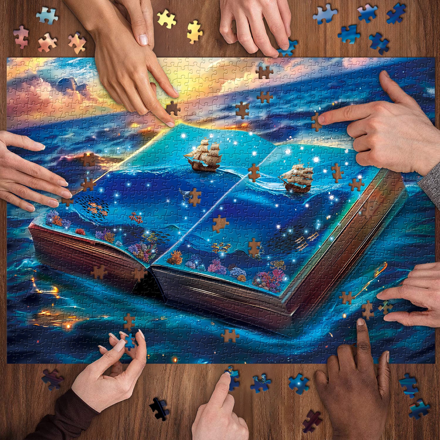 Ozeanische Tales Puzzle 1000 Stücke