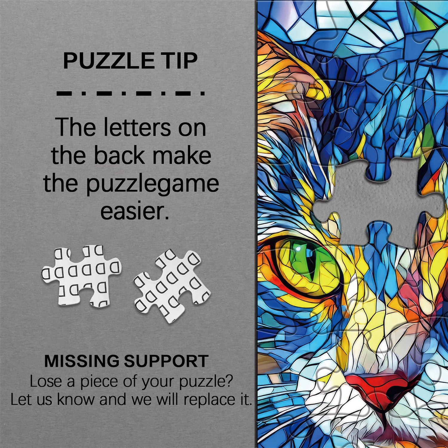 Glass Cat Talk puzzle puzzle 1000 pezzi