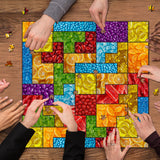 Candy Tetris Jigsaw Puzzle 1000 pezzi