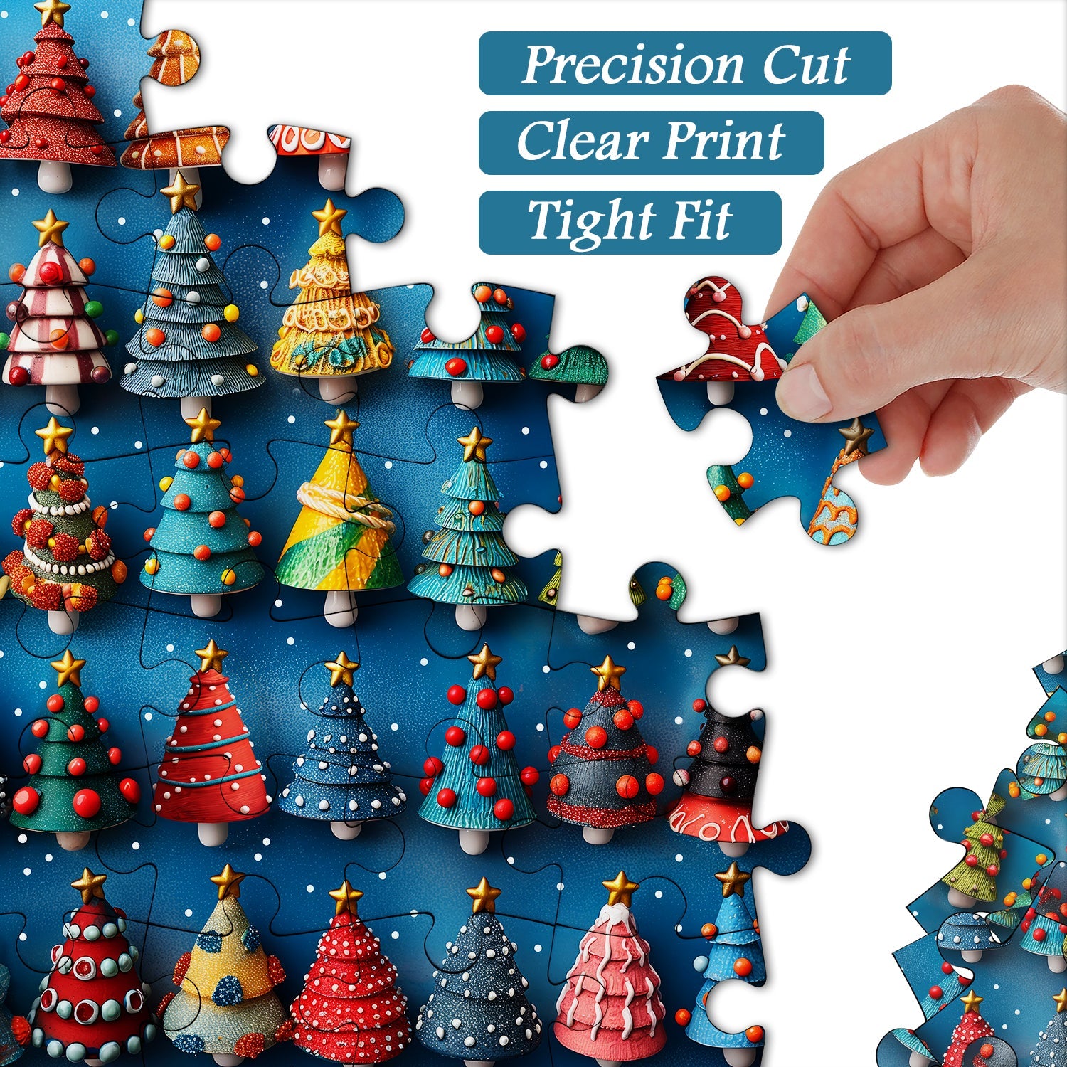 Candy Christmas Tree Jigsaw Puzzle 1000 piezas