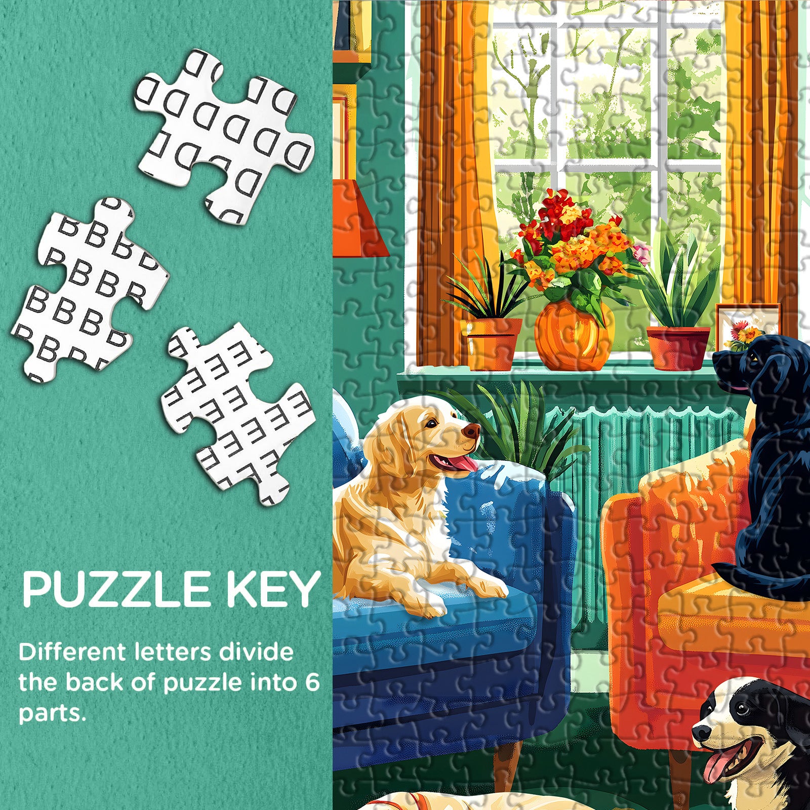 Dog's Leisure Time Jigsaw Puzzle 1000 Pieces