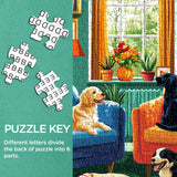 Dog's Leisure Time Jigsaw Puzzle 1000 Pieces