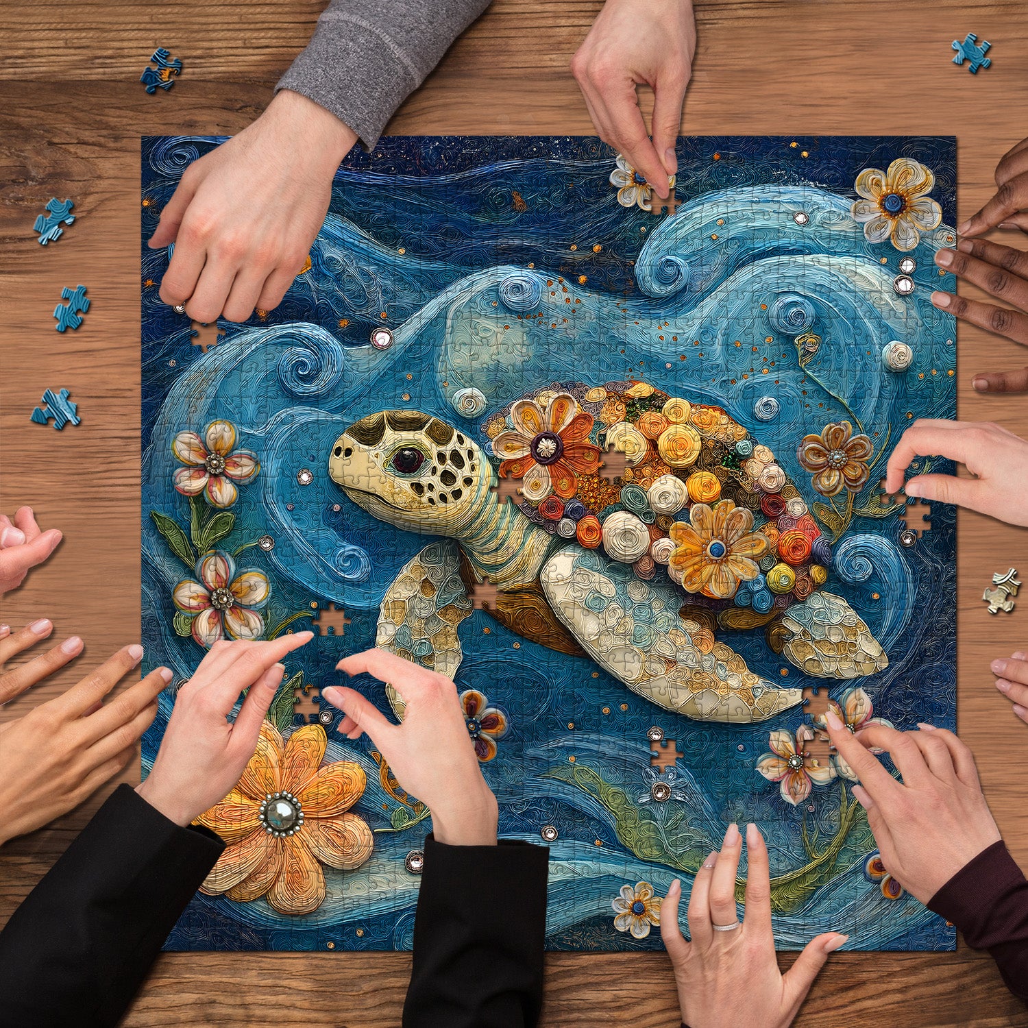 Puzzle puzzle di totali floreali 1000 pezzi