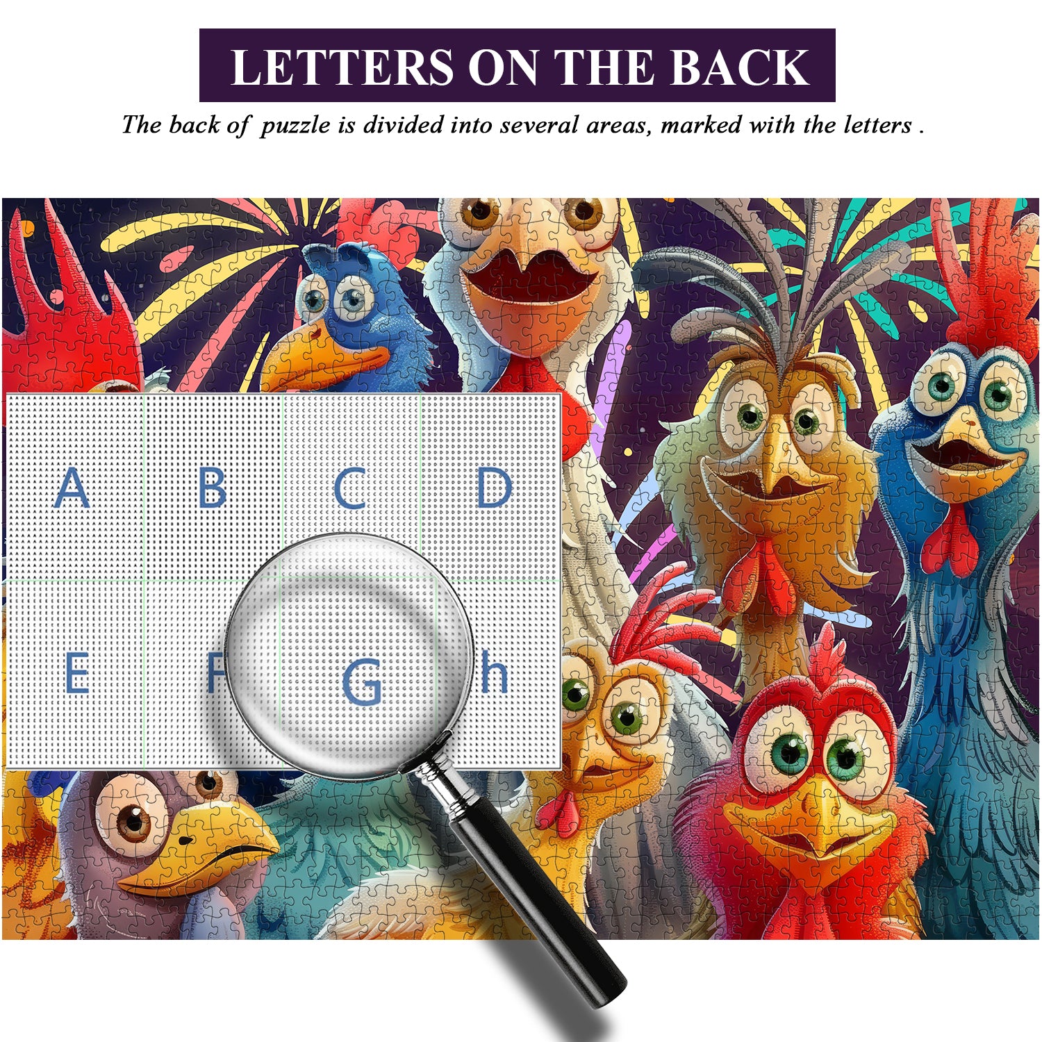 Happy Chicken Jigsaw Puzzle 1000 piezas
