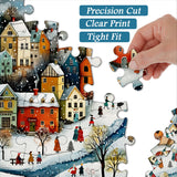 Winter Street View puzzle puzzle 1000 pezzi