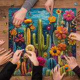 Kaktusblüten Puzzle 1000 Stücke