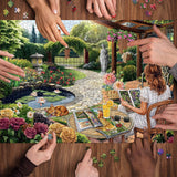 Accogliente puzzle di cortile puzzle 1000 pezzi