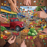 Vibrante puzzle bazar puzzle 1000 pezzi