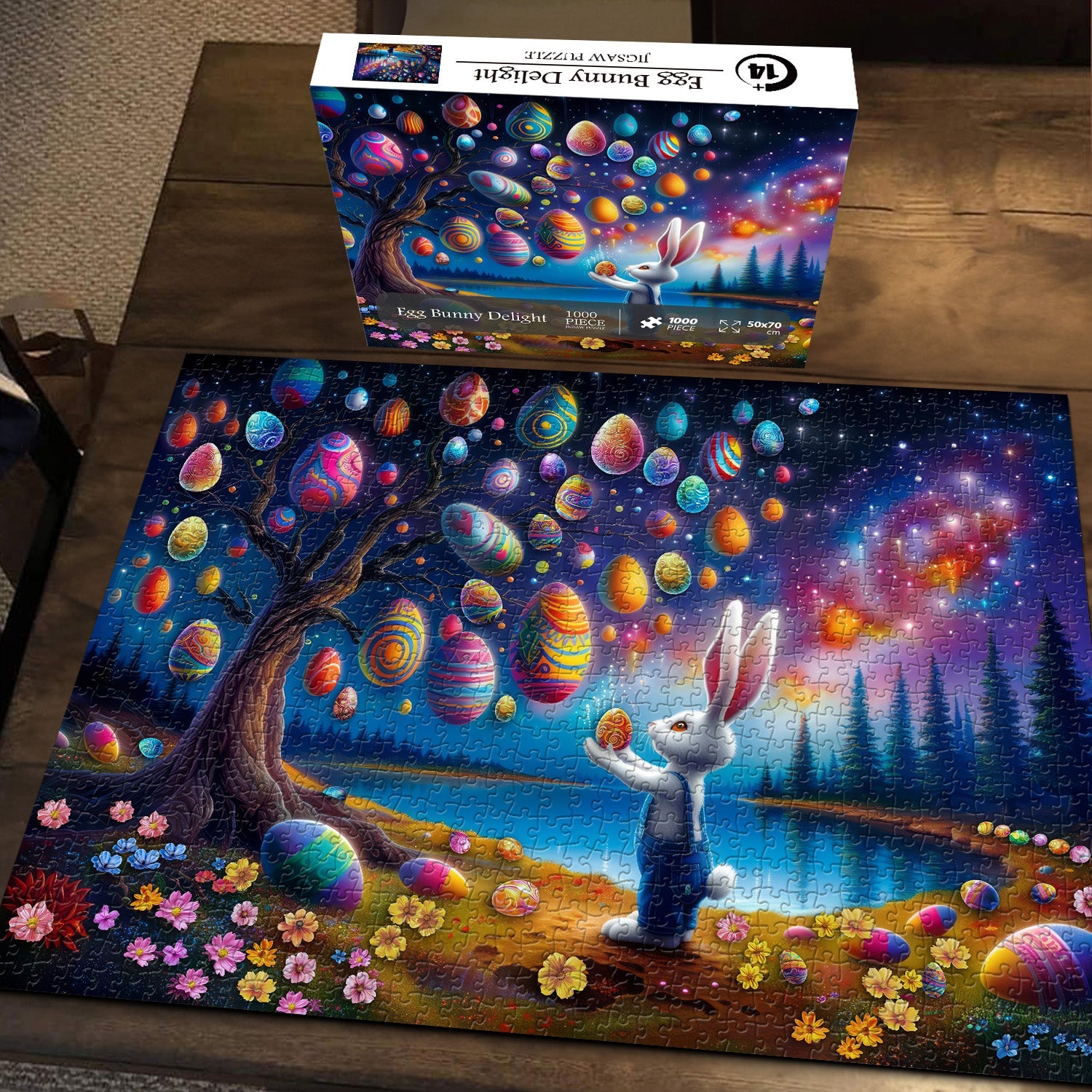 Uovo coniglietto delizioso puzzle puzzle 1000 pezzi