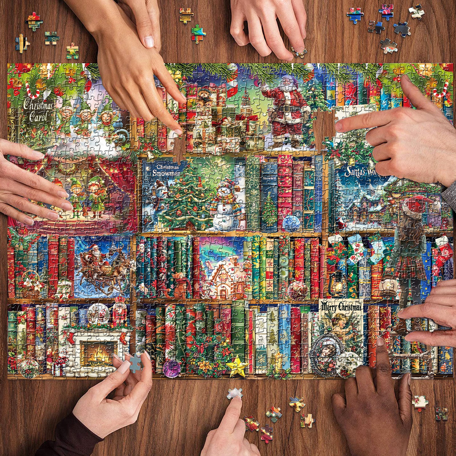 Christmas Treasure Hunt Jigsaw Puzzles 1000 Pieces
