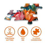 Puzzle en puzzle en tulipes 1000 pièces