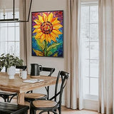 Rompecabezas de girasol de mosaico 1000 piezas