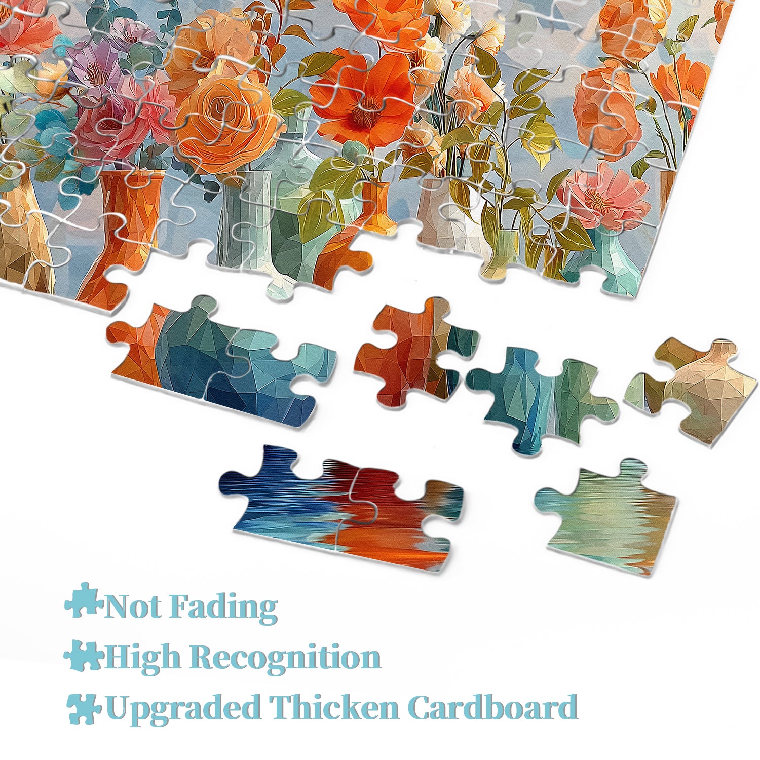 Vases colorées Puzzle 1000 pièces