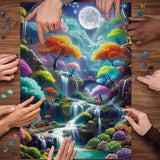 Pun puzzle 1000 pezzi di puzzle grove illuminato da luna 1000 pezzi