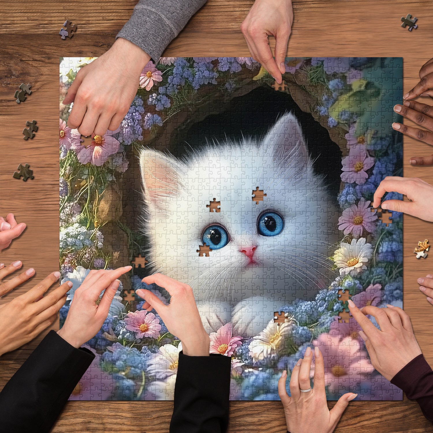 Puzzle floreale Hideaway 1000 pezzi