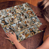Puzzle giardino sorridente del cane 1000 pezzi