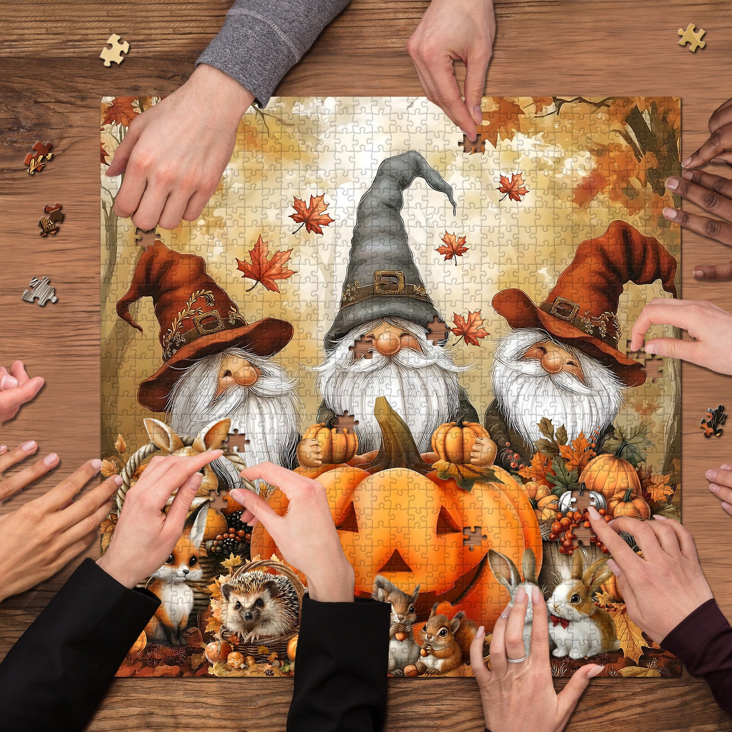 Gnome Harvest Party puzzle puzzle 1000 pezzi