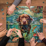 Puzzle cucciolo di laghetto 1000 pezzi