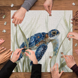 Seagrass Turtle Jigsaw Puzzle 1000 Pieces