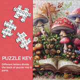 Libro di funghi puzzle puzzle 1000 pezzi