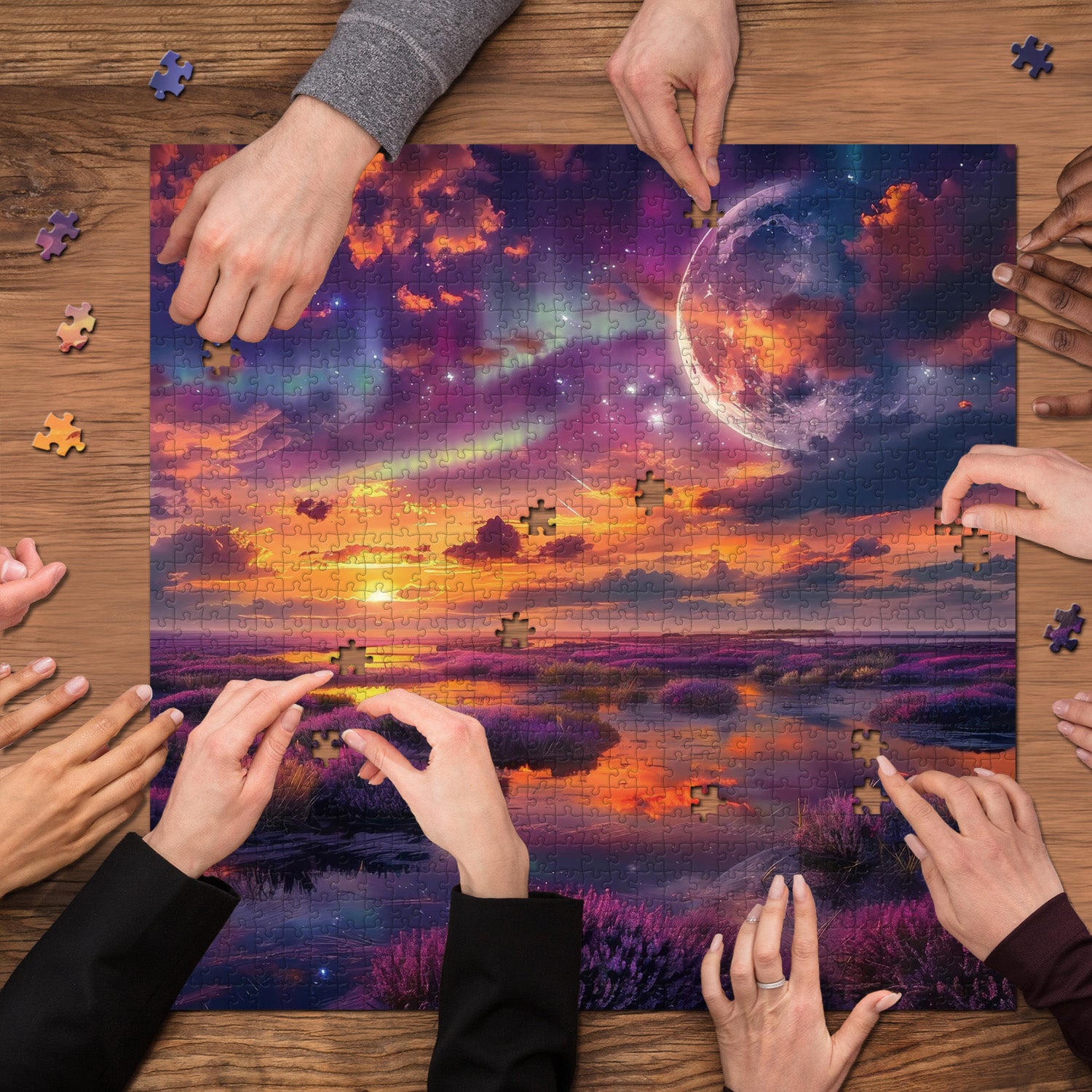 Puzzle paesaggio semplice puzzle 1000 pezzi