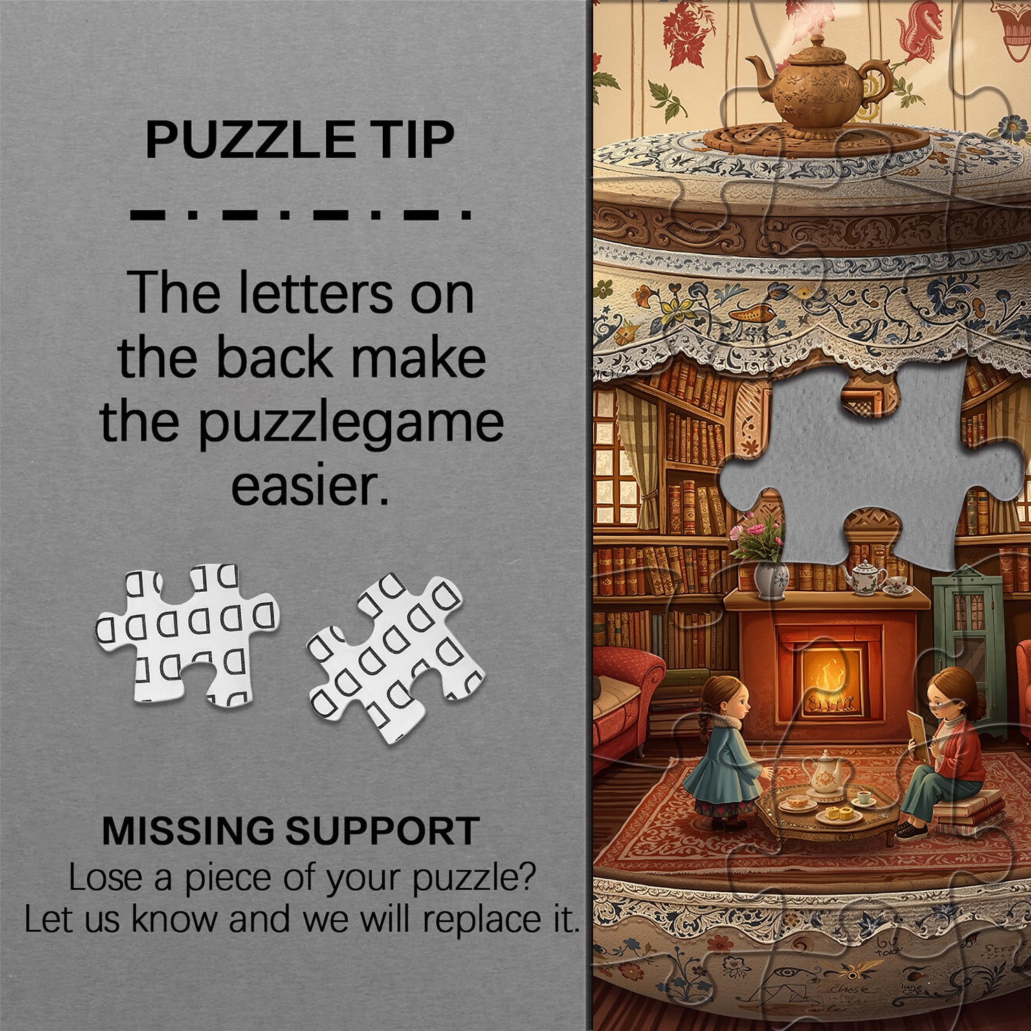 Accogliente puzzle a squarciale 1000 pezzi