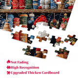 Accogliente puzzle di scaffali di Natale 1000 pezzi