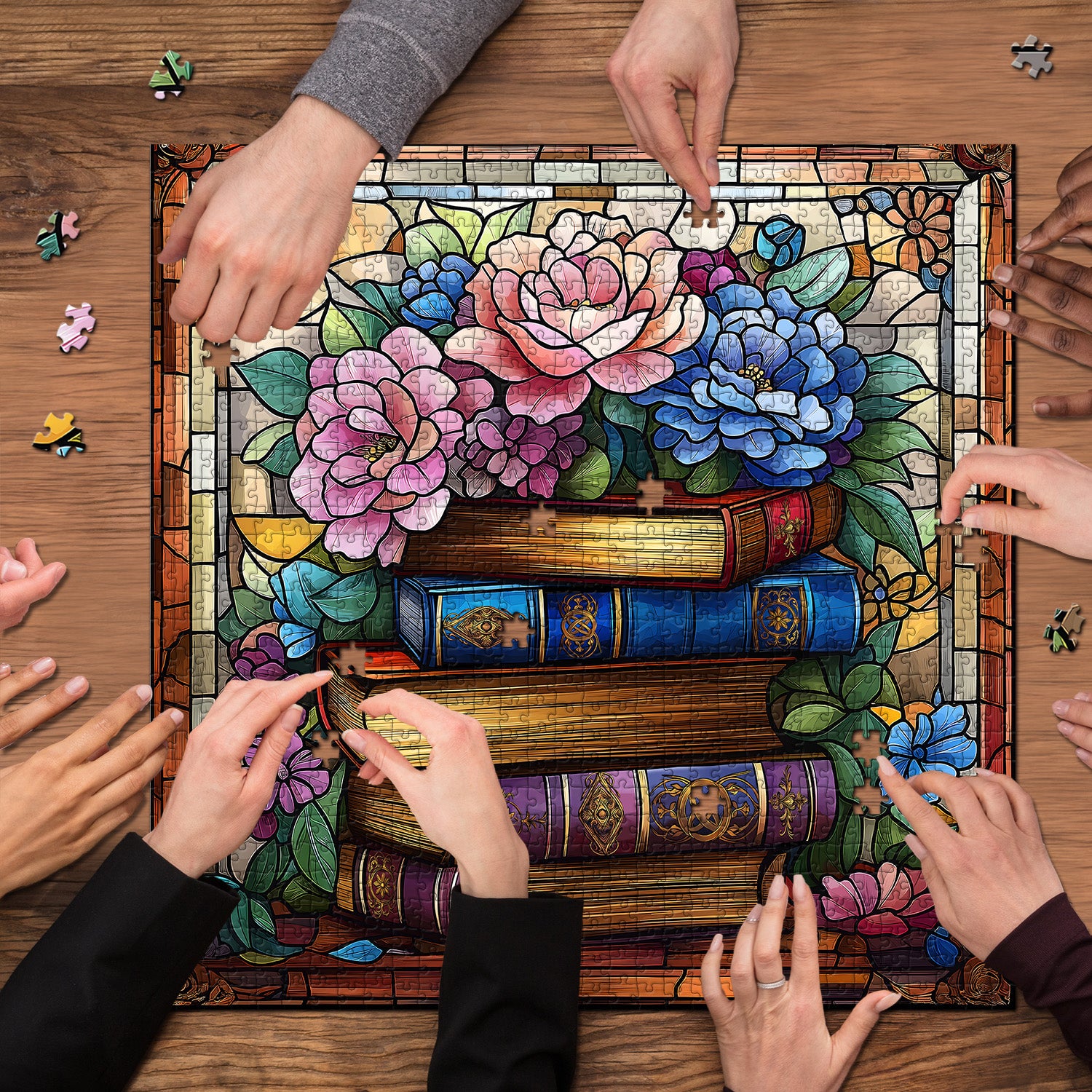 Pagine e fiori puzzle puzzle 1000 pezzi