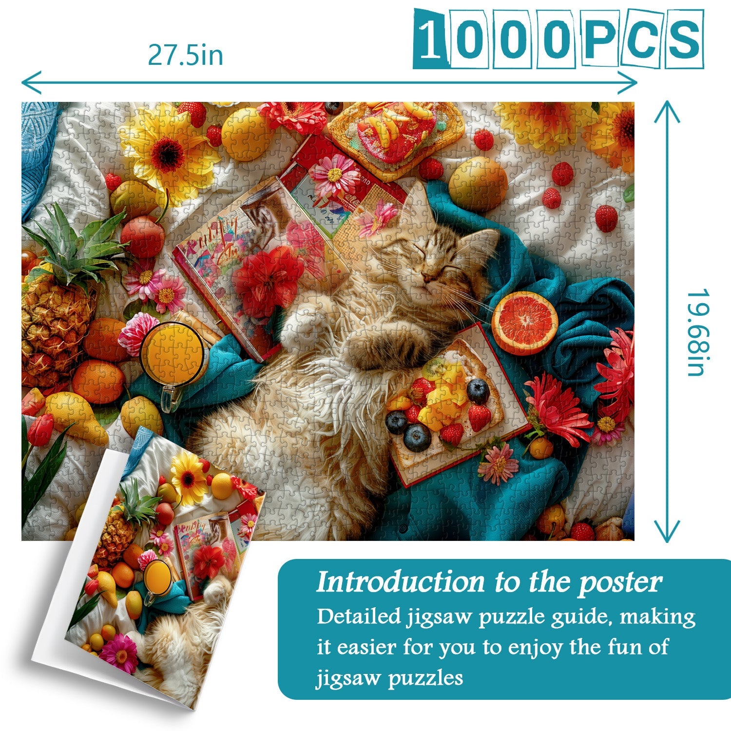 Puzzle per gatto per gatto 1000 pezzi