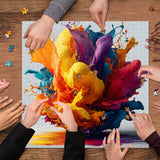 Pieci di puzzle a colpa a colori 1000 pezzi