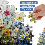 Pezzi di puzzle azzurro selvatico 1000 pezzi