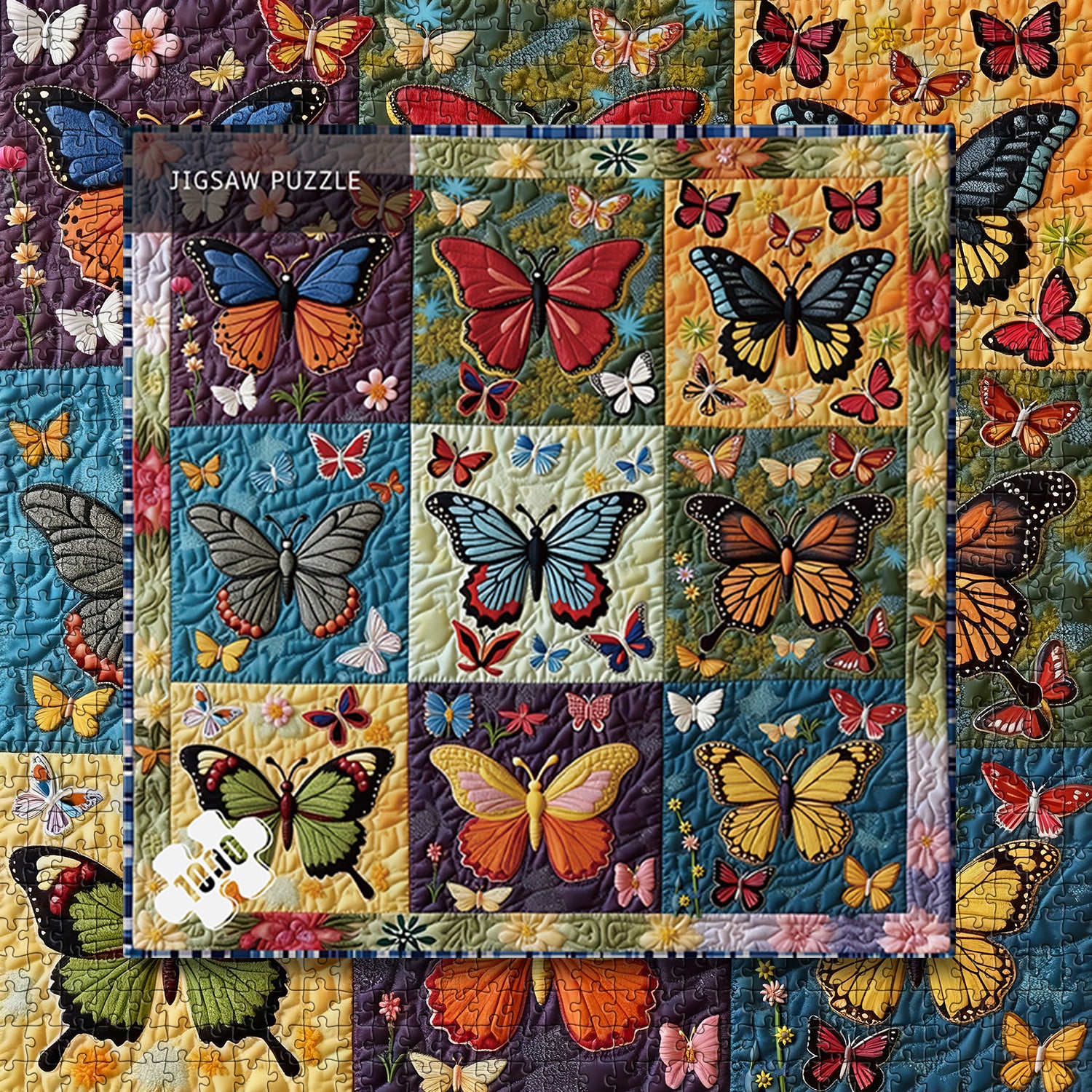 Butterfly Symphony Jigsaw Puzzle 1000 Pieces