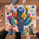 Farbkaktus -Puzzle 1000 Stücke