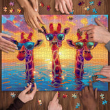 Sunshine Giraffe Puzzle 1000 pièces