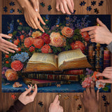 Libri e fiori puzzle puzzle 1000 pezzi